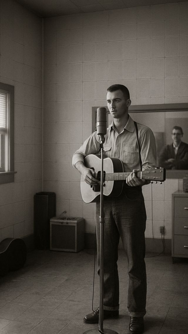 Reconstruction of Johnny Cash in 1954: Turned away at Sun