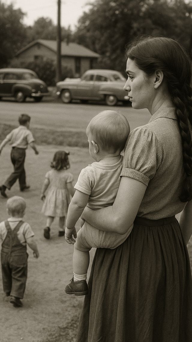 Reconstruction of Loretta Lynn in 1952: Four children by twenty