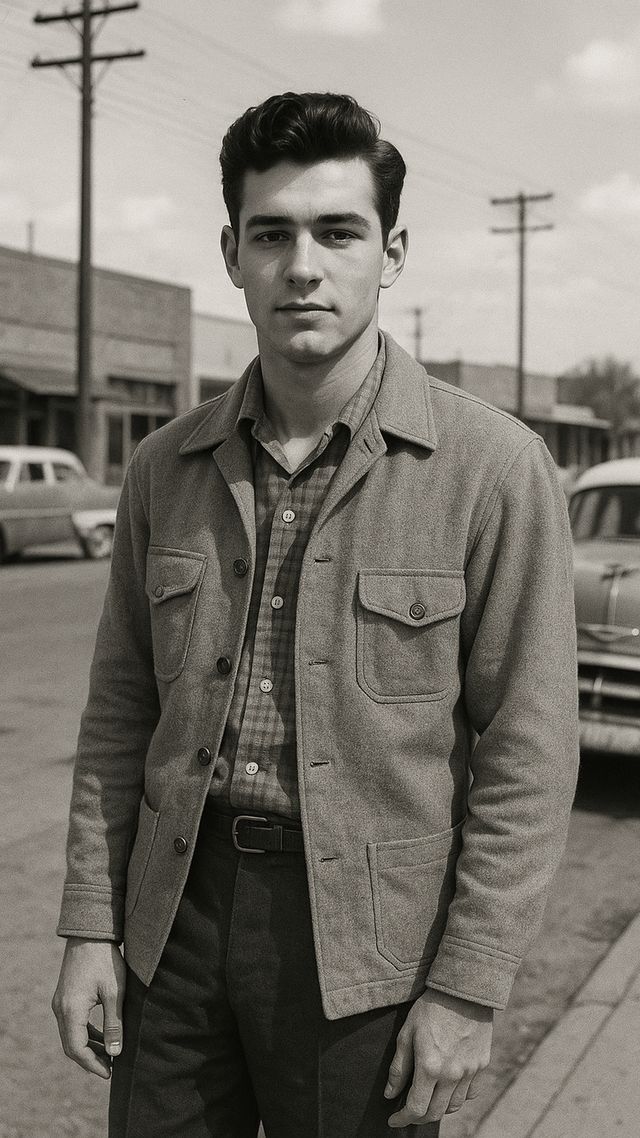 Reconstruction of Waylon Jennings in 1956: Lubbock disc jockey