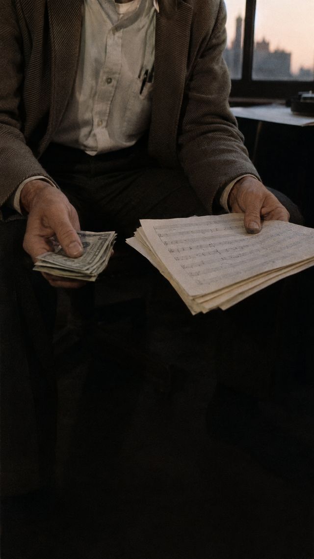 Reconstruction of Willie Nelson in 1960: Fifty dollars