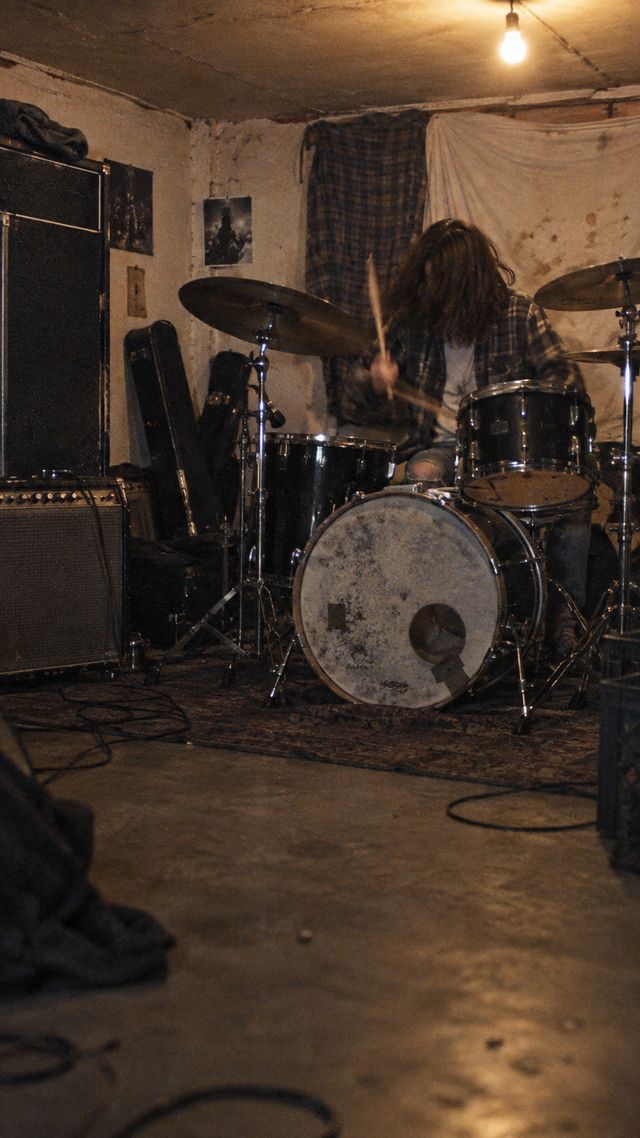 Reconstruction of Dave Grohl in 1990: Nirvana's fifth drummer