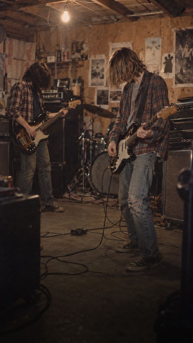 Reconstruction of Kurt Cobain in 1987: Forms Nirvana with Novoselic