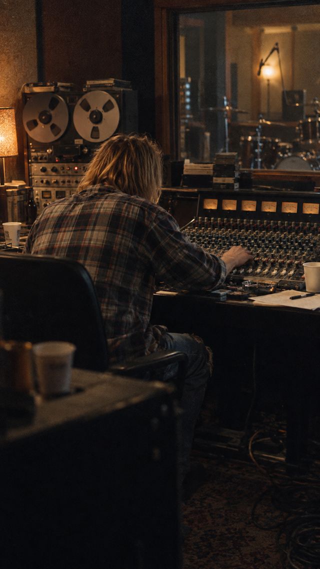 Reconstruction of Kurt Cobain in 1989: Bleach recorded for $600