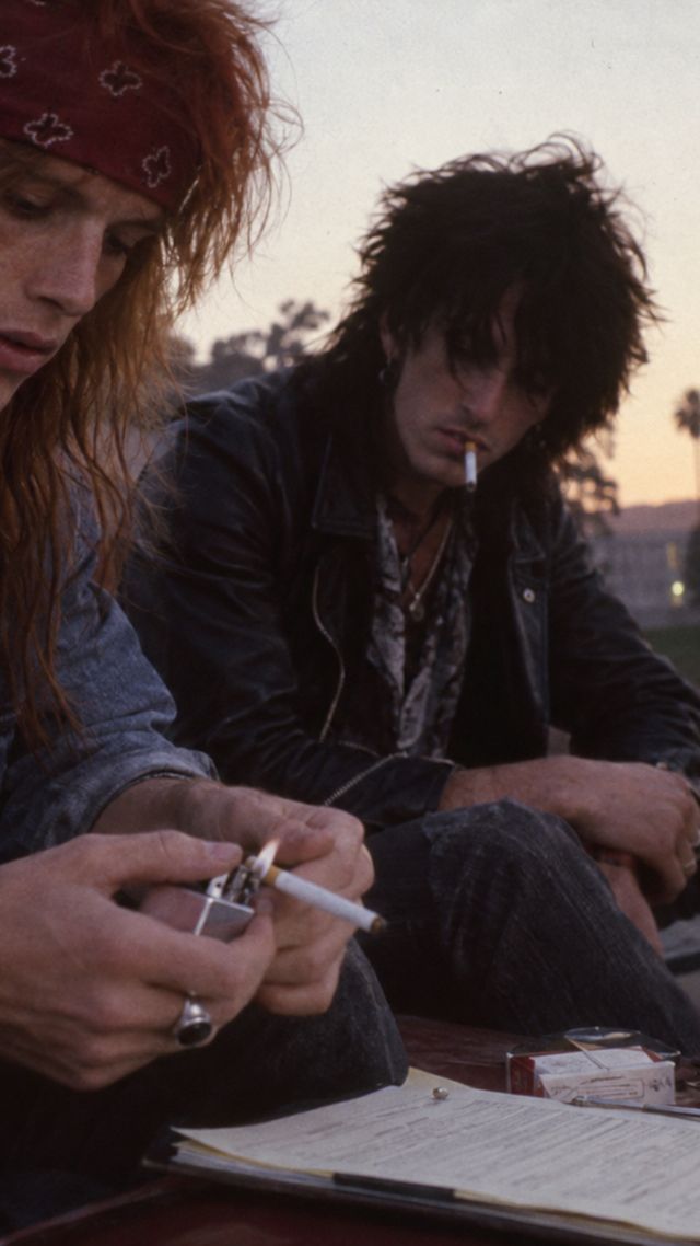 Reconstruction of Axl Rose in mid-1980s: EIGHT DOLLARS AN HOUR