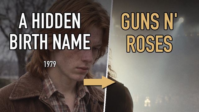 Axl Rose before he was famous