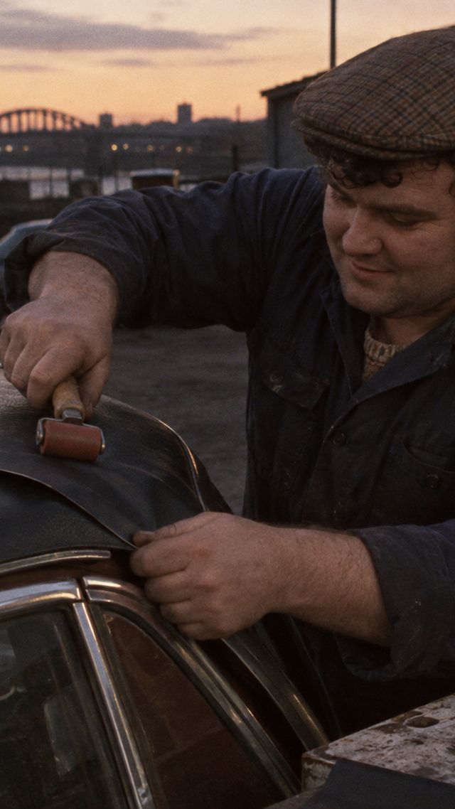 Reconstruction of Brian Johnson in late 1970s: FITTING VINYL ROOFS