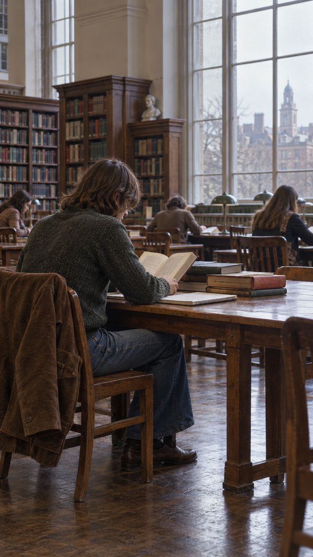 Reconstruction of Bruce Dickinson in 1970s: A history student