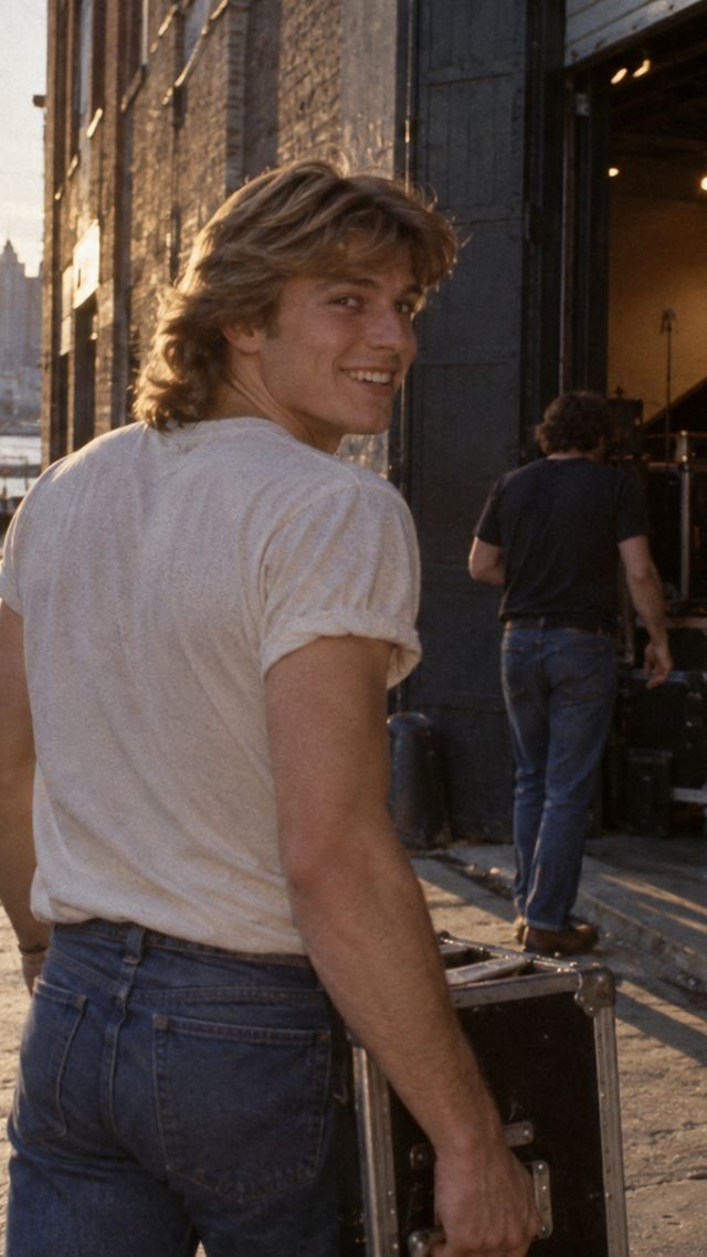 Reconstruction of Jon Bon Jovi in 1980: THE STUDIO GOFER