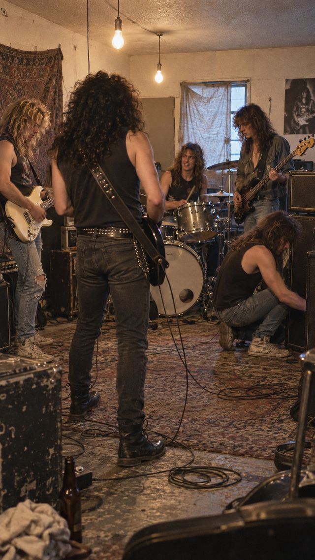 Reconstruction of Slash in June 1985: JOINED GUNS N' ROSES