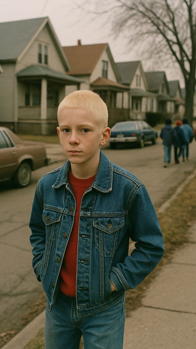 Reconstruction of Eminem in 1984: Settles in Detroit at twelve
