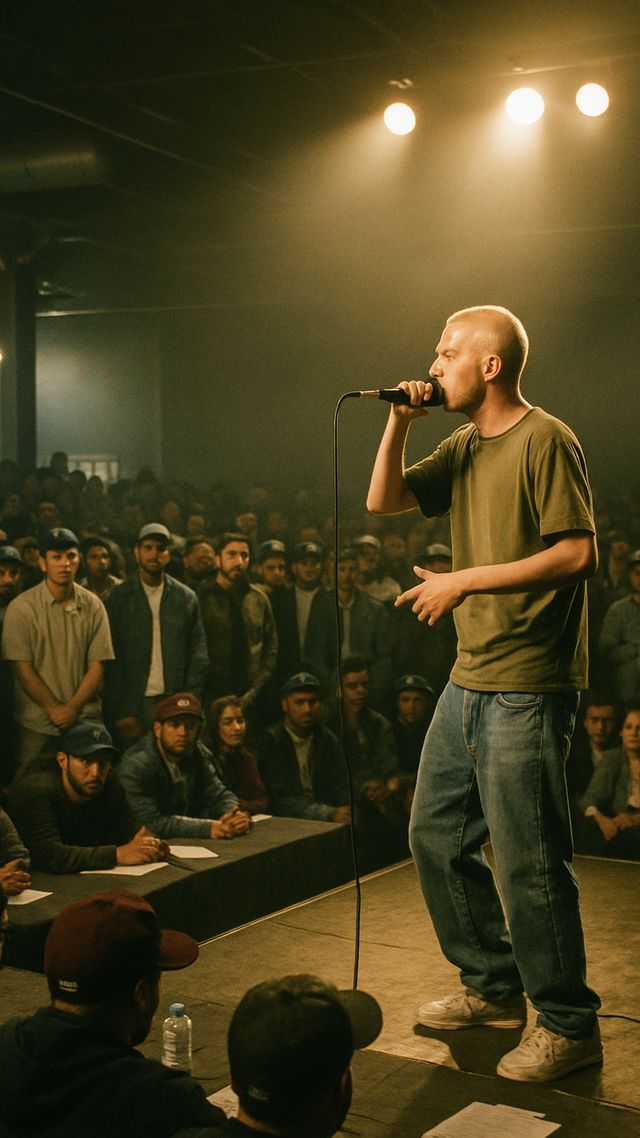 Reconstruction of Eminem in 1997: Second at Rap Olympics