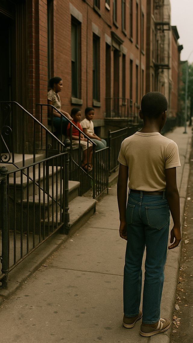 Reconstruction of Jay-Z in 1980: Age eleven, father leaves