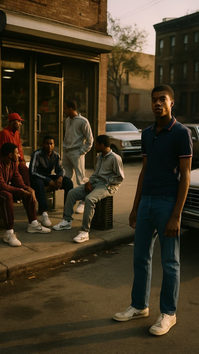 Reconstruction of Jay-Z in 1980s: Neighbourhood nickname: Jazzy