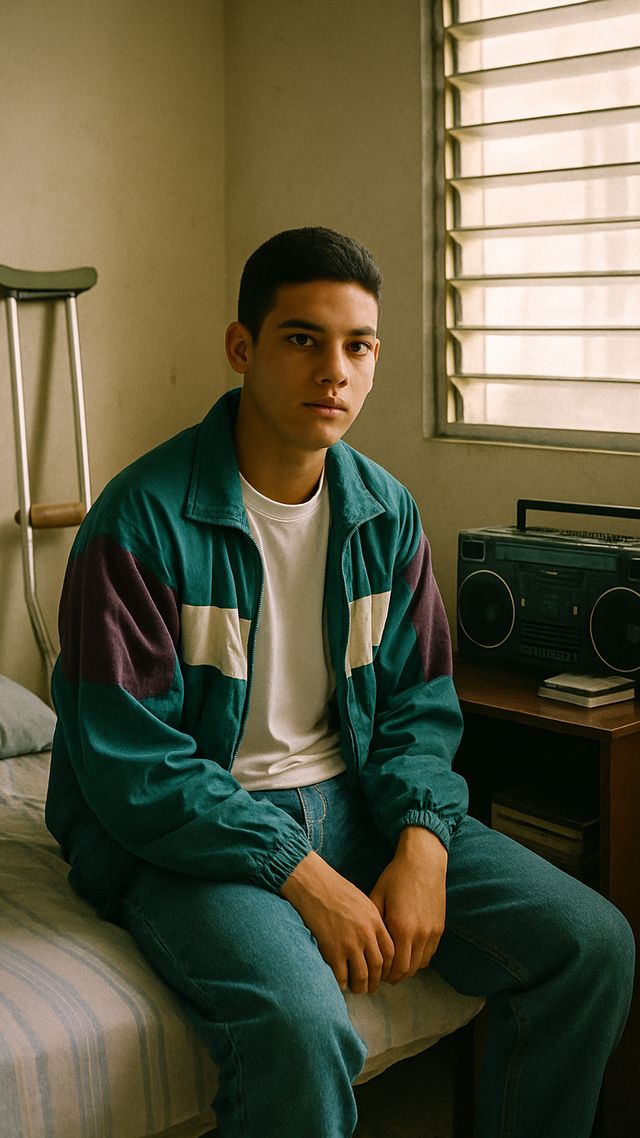 Reconstruction of Daddy Yankee in Early 1990s: Over a year recovering