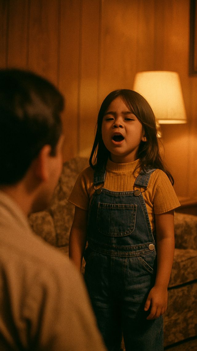 Reconstruction of Selena in 1977: Age six: dad hears talent