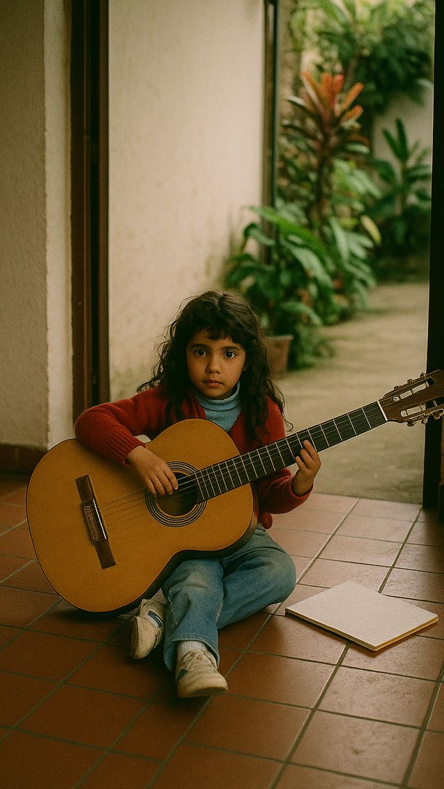 Reconstruction of Shakira in 1987: A local TV contest
