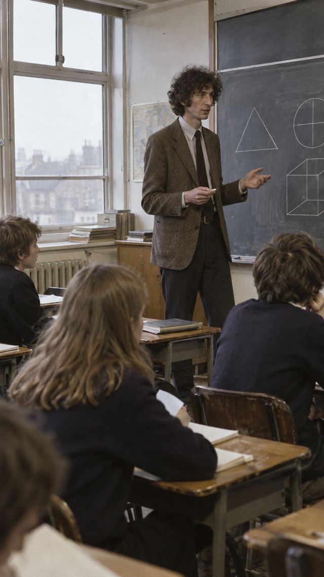 Reconstruction of Brian May in 1971: Three months teaching