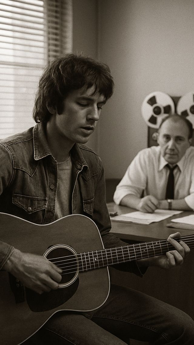 Reconstruction of Bruce Springsteen in May 1972: Audition for John Hammond