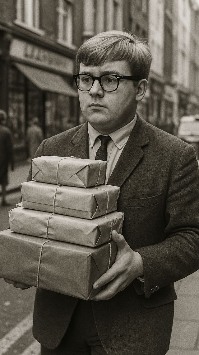 Reconstruction of Elton John in 1965: Errand boy for music publisher