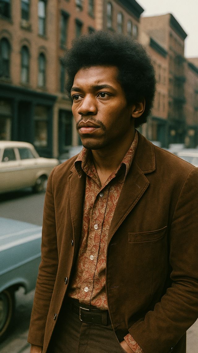 Reconstruction of Jimi Hendrix in 1966: Greenwich Village, 1966