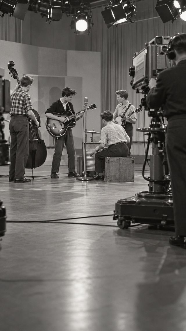 Reconstruction of Jimmy Page in 1957: BBC at thirteen