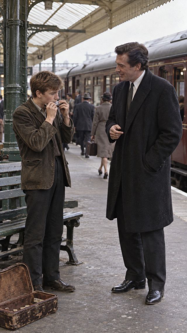 Reconstruction of Rod Stewart in 1964: Heard on a platform