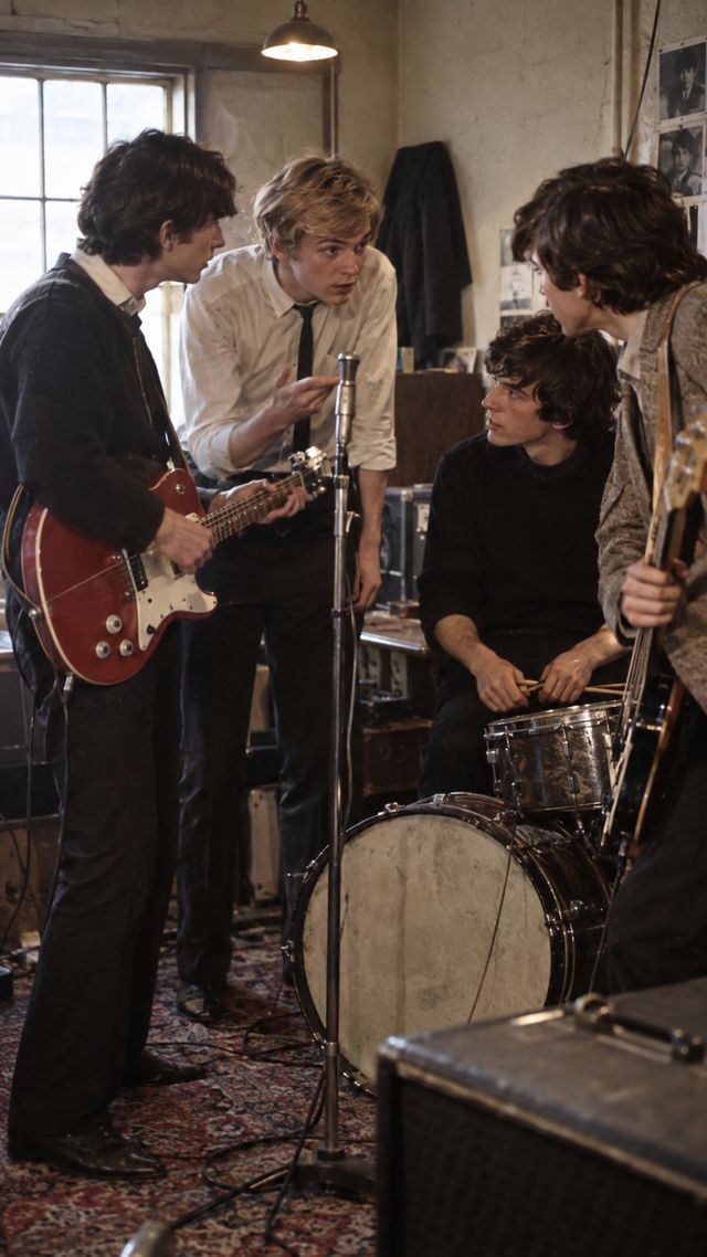 Reconstruction of Roger Daltrey in 1964: The name was The Who