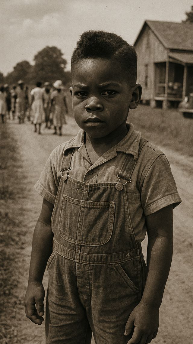 Reconstruction of Tina Turner in 1950: Eleven years old