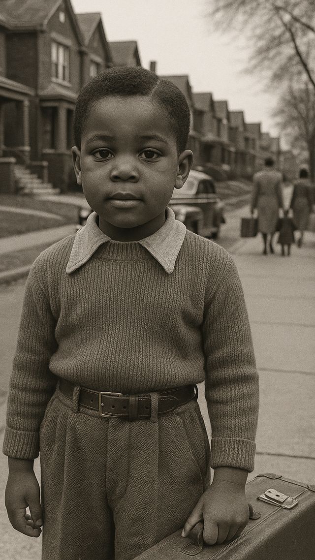 Reconstruction of Aretha Franklin in 1947: Family moves to Detroit
