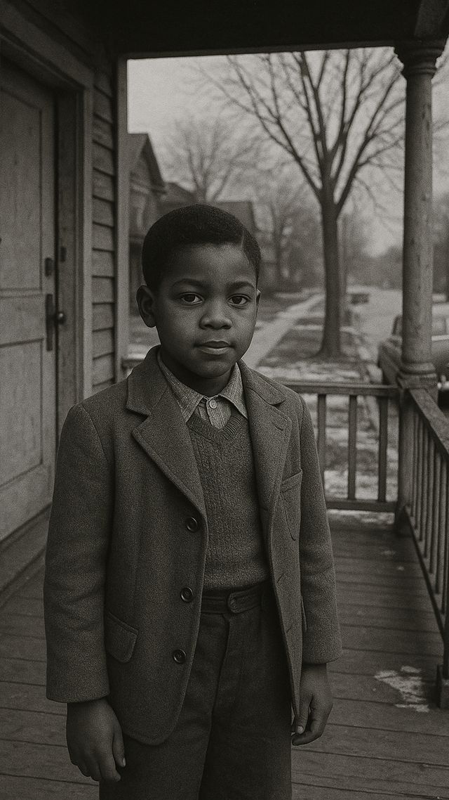 Reconstruction of Aretha Franklin in 1952: Loses mother at nine