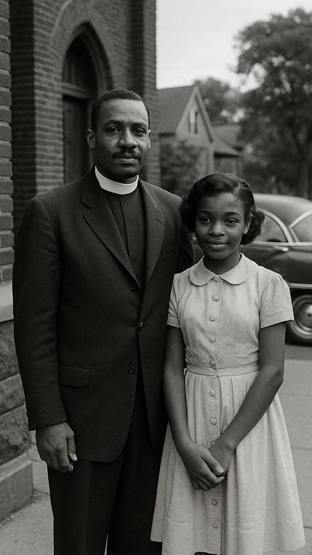 Reconstruction of Aretha Franklin in 1954: Managed by father at twelve