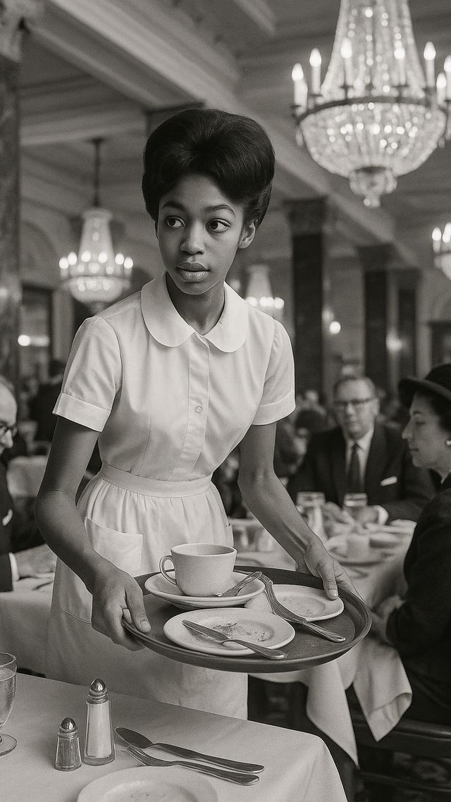 Reconstruction of Diana Ross in 1960: First Black bus girl, Hudson's