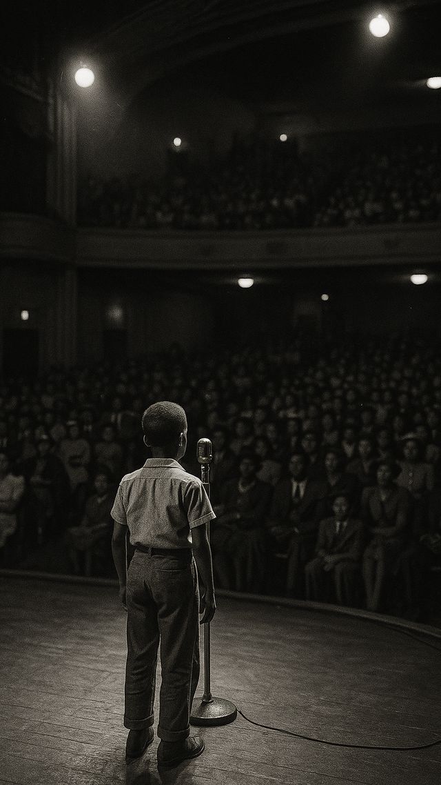 Reconstruction of James Brown in 1944: Wins Lenox Theater show