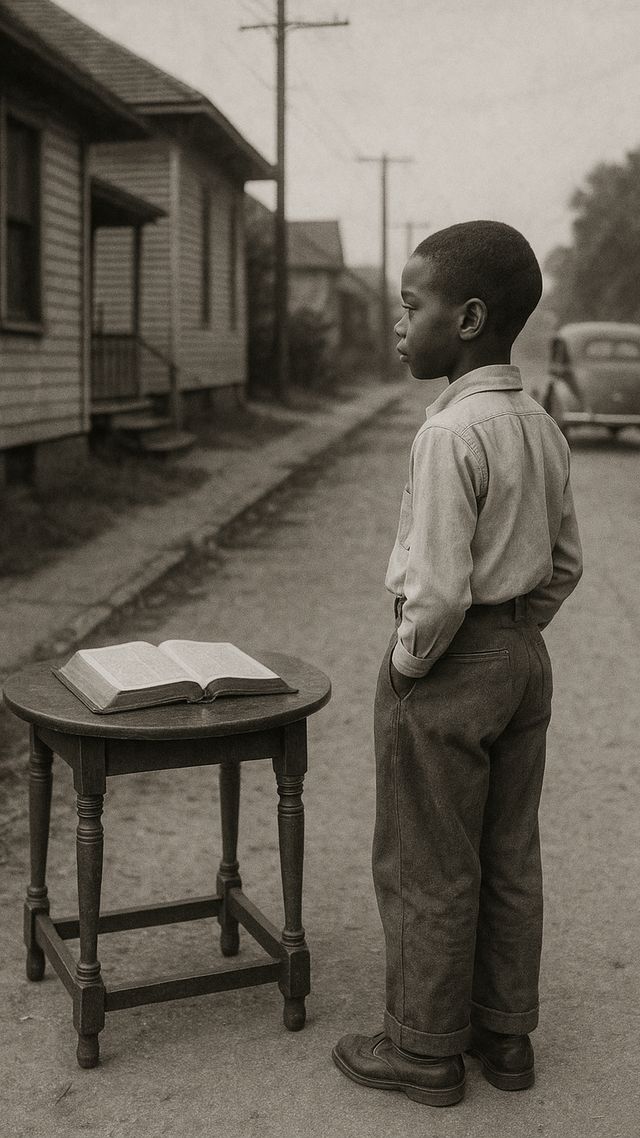 Reconstruction of Marvin Gaye in 1940s: Strict Adventist upbringing