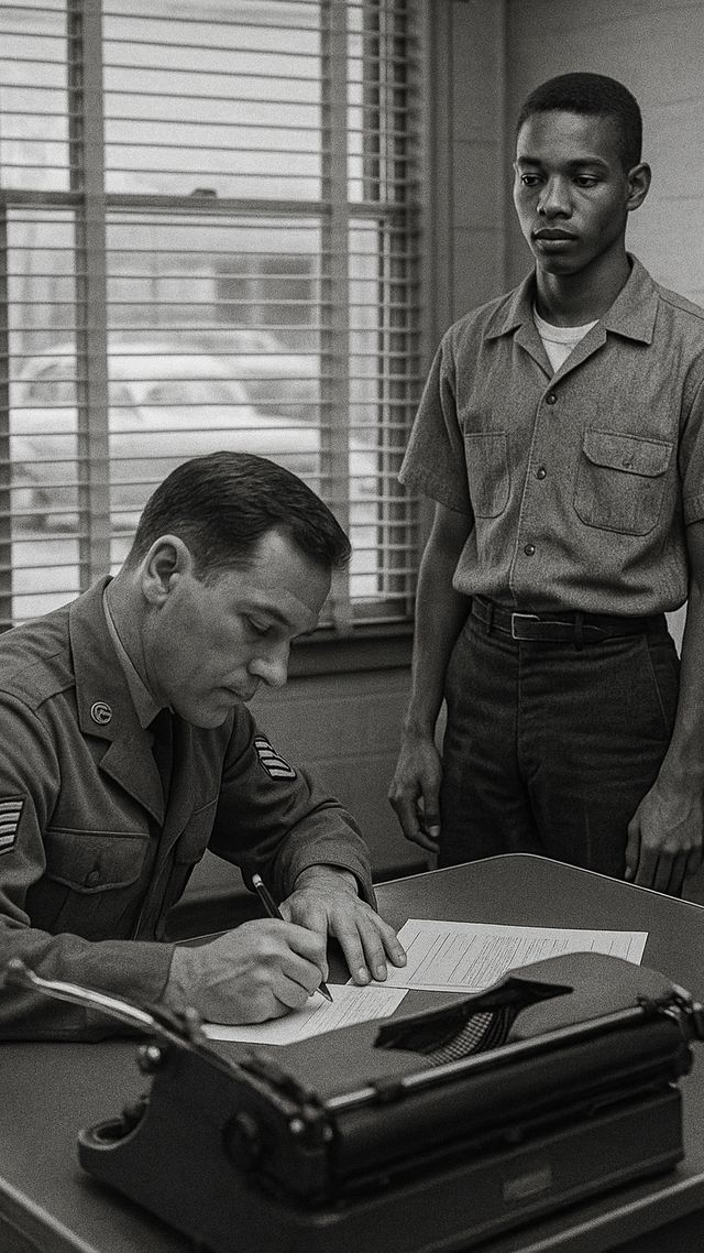 Reconstruction of Marvin Gaye in 1957: Discharged over authority
