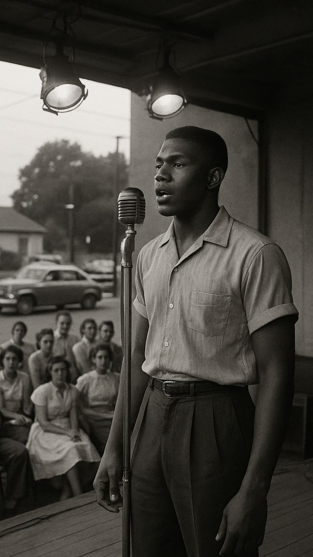 Reconstruction of Otis Redding in 1958: Wins talent show 15 weeks