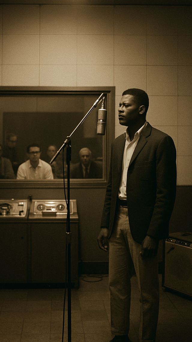 Reconstruction of Otis Redding in 1962: Sings two songs at Stax