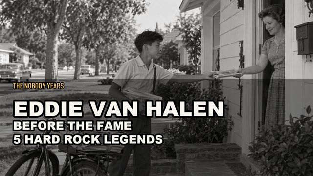 5 Hard Rock Legends Who Started As Nobodies | Eddie Van Halen, Tony Iommi, Kirk Hammett